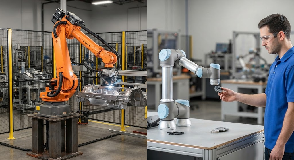 Industrial Robot vs Cobot